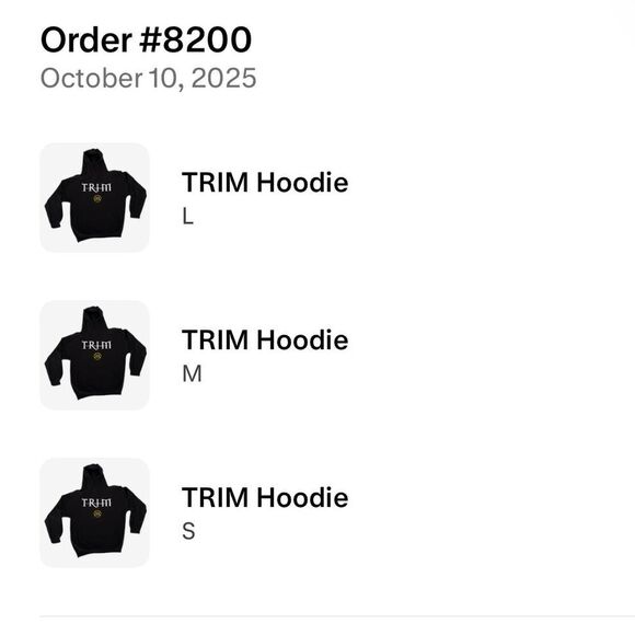 Kim Krueger Trim Pullover Hoodie Black Size Small - Picture 5 of 5